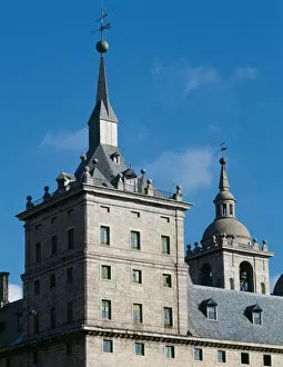Escorial Collection: Monastery of El Escorial. Tower-spire. San Lorenzo de El Esc