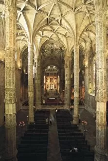 Images Dated 28th November 2011: Monastery of the Hieronymites, interior