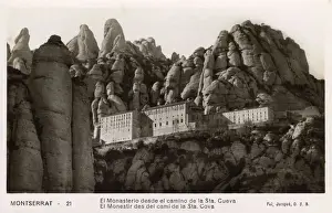 Located Prints: The monastery of Montserrat, Catalonia, Spain