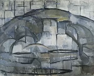 Abstraction Gallery: Mondrian, Piet (1872-1944). Landscape. 1911 - 1912