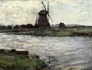 Postimpressionists Collection: MONDRIAN, Piet. Windmill