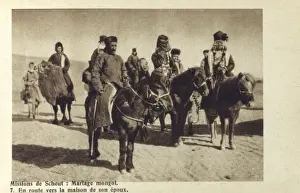 Mongolia Prints: Mongolian Wedding party
