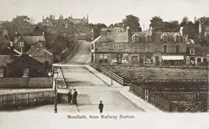 Monifieth from the Railway Station, Scotland