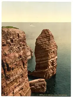 The Monk from above, Helgoland, Germany The Monk from above