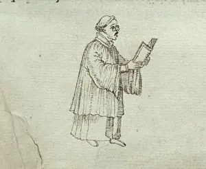 Monk or Priest singing