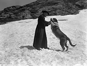 Monk with St. Bernard