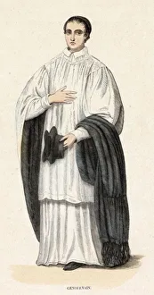Images Dated 18th November 2019: MONK OF STE GENEVIEVE