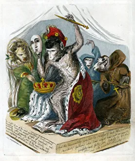 Landseer Collection: Monkey Cartoon