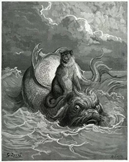 Fables Gallery: MONKEY AND DOLPHIN