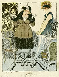 Matronly Prints: Monkey Fur Trim 1919