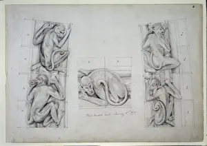 Theria Prints: Monkeys pillar design
