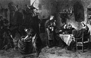 Misbehaving Prints: Monks in Beer Cellar