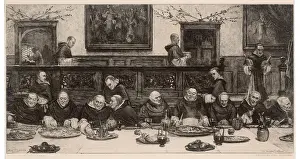 Monks at Dinner