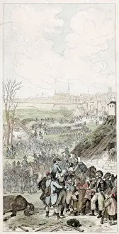Mons Prints: MONS The French Revolutionary Army enters the city Date: 7 November 1792