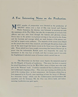 Images Dated 12th November 2012: Mons - The History of the Immortal Retreat