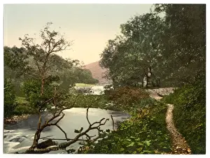 Water Fall Prints: Monsal Dale, the Warren Waterfall, Derbyshire, England