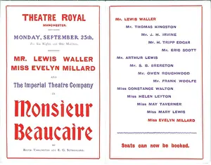 Monsieur Beaucaire by Booth Tarkington & E G Sutherland