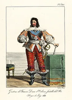 Lace Collar Prints: Monsieur Gaston, Duke of Orleans