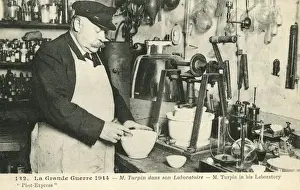 Weaponry Prints: Monsieur Turpin - French Gas warfare specialist - WWI