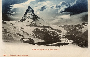 Mont Cervin / Matterhorn viewed from the Hotel at Riffelalp Mont Cervin / Matterhorn viewed from the Hotel at Riffelalp