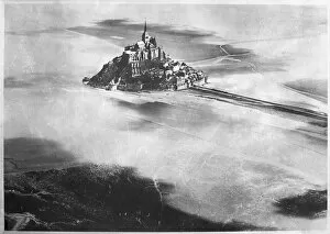 Peeping Collection: Mont St. Michel from Air