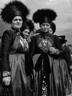 Busby Prints: Montafon Women, Austria