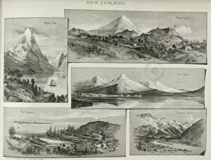 Images Dated 20th February 2012: Montage of New Zealand landscapes