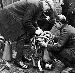 Flooded Prints: Montague Colliery rescue workers