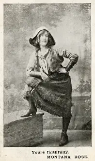 Montana Rose, an American cowgirl