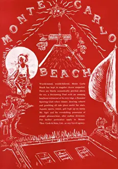 Monte Carlo Beach advertisement