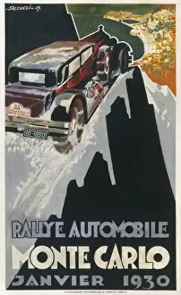 Motoring Posters and Prints Gallery: Monte Carlo Rally 1930
