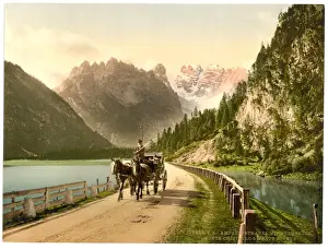 Cristallo Prints: Monte Cristallo and Mont Popena, Ampezzostrasse with Durrens