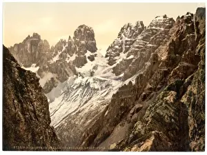 Cristallo Prints: Monte Cristallo and Piz Popena Group, Tyrol, Austro-Hungary