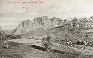 Tyrolean Prints: Monte Cristallo, Tyrol, Italy