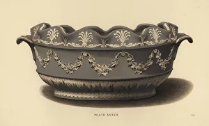 Jardiniere Gallery: Monteith or jardiniere with Acanthus foliage reliefs