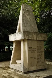 Montenegro. Risan. Communist Monument
