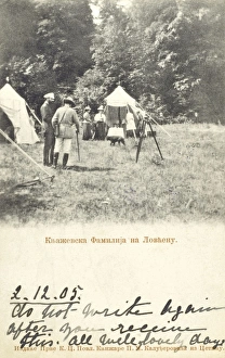 Images Dated 10th May 2011: Montengren Princesses and their families at Lovcen