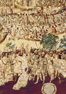 CORTɓ, Hernᮠ(1485-1547). Spanish conqueror of