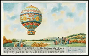 1783 Collection: Montgolfier 1st Flight