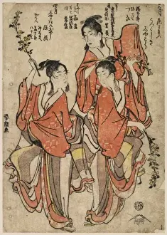 Sumo Prints: The third month: Going to see a sumo match; the fourth month
