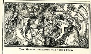 Images Dated 22nd August 2019: The Months Welcoming the Young Year