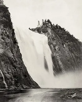 Quebec Prints: Montmorency Falls, Quebec, Canada
