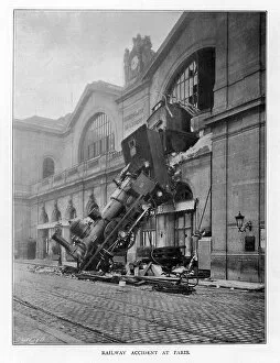 1895 Collection: MONTPARNASSE ACCIDENT