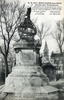 Monument - cross-channel balloon flight - L Hoste and Mangot