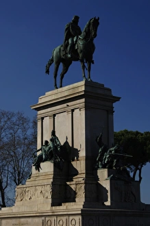 Images Dated 30th January 2009: Monument of Giuseppe Garibaldi. Rome. Italy