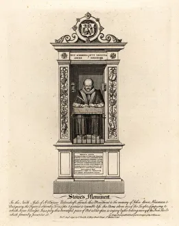 Monument of John Stowe, Historian and Antiquarian