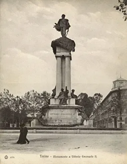 Images Dated 29th November 2017: Monument to King Victor Emmanuel II of Italy - Turin