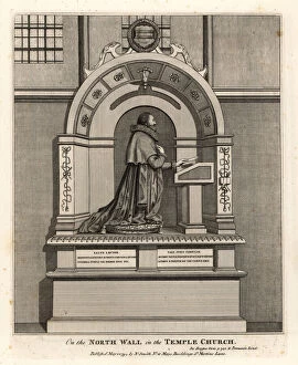 Antiquities Gallery: Monument to lawyer Richard Martin in the Temple Church