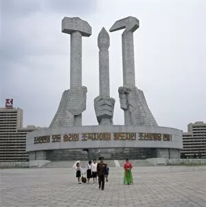 Professionals Gallery: Monument, North Korean Communist Party, Pyongyang