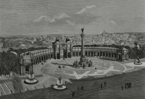 Emmanuel Prints: Monument in Rome dedicated to King Victor Emmanuel II